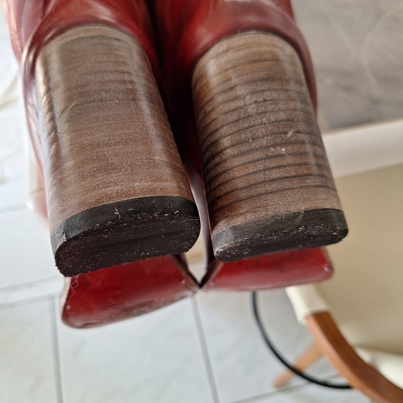 Freebird Jackson cowboy boot Red distressed Size 9 - Picture 5 of 15